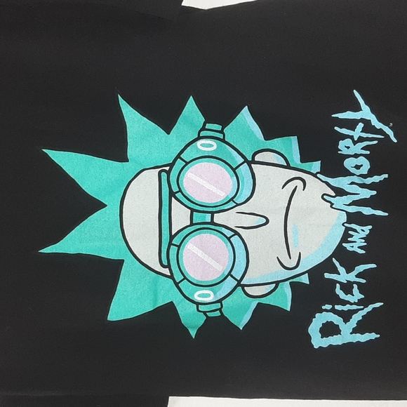 Rick and Morty Black Small T-Shirt - Picture 2 of 3